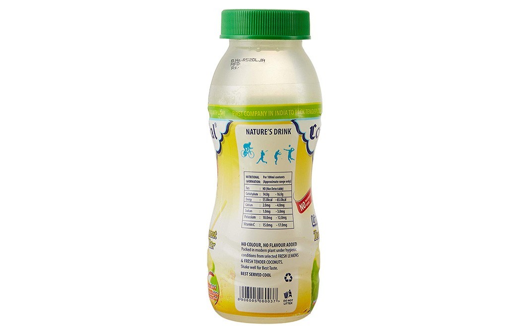 Cocojal Lime Tender Coconut Water    Bottle  200 millilitre